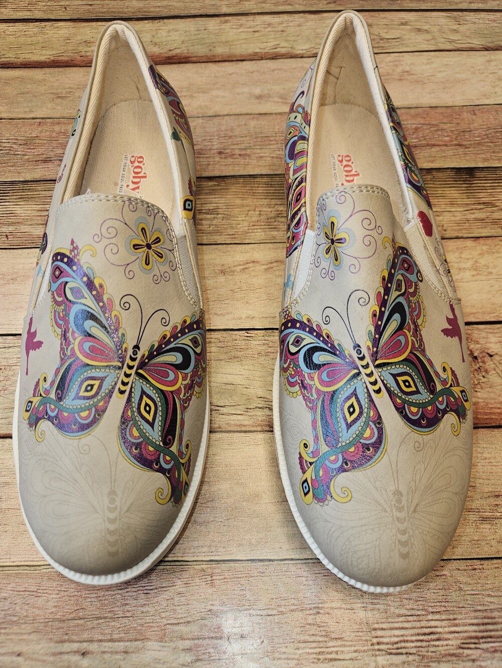 Goby Butterfly slip-on sneakers